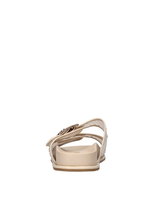 Mules in ecopelle, rete in tessuto e strass PATRIZIA PEPE | PPJ339 RETE STRASBEIGE